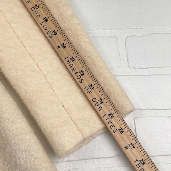 Preston & York Cream Wool-Blend Flared Coat with Wide Collar - Picture 9 of 11